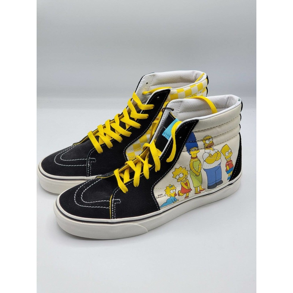 The Simpsons Mens Sk8-Hi Family Portrait